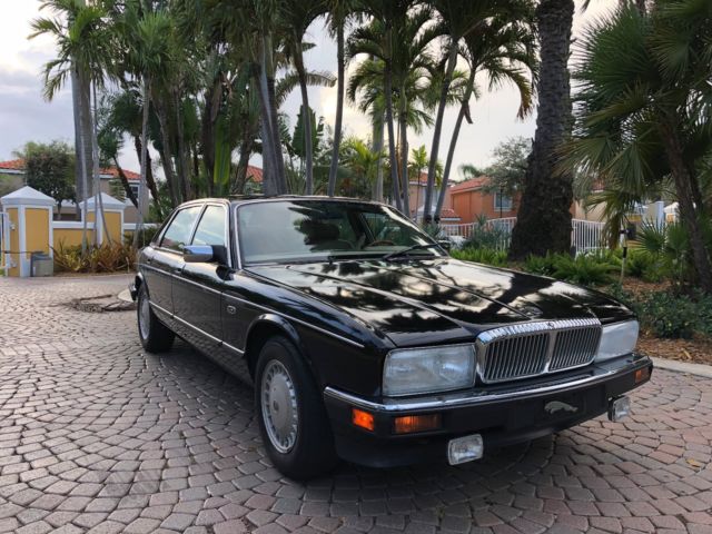 1991 Black Jaguar XJ Sedan