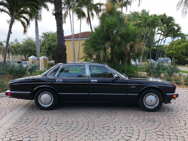 1991 Black Jaguar XJ Sedan