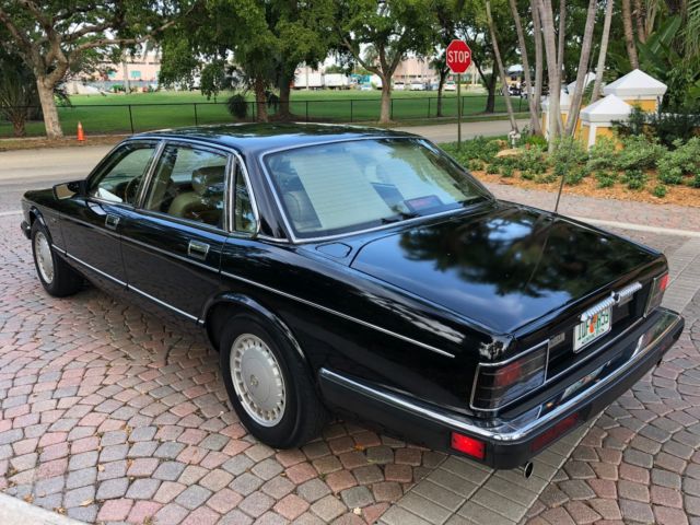 1991 Black Jaguar XJ Sedan