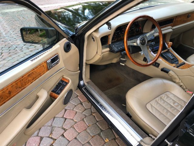1991 Black Jaguar XJ Sedan