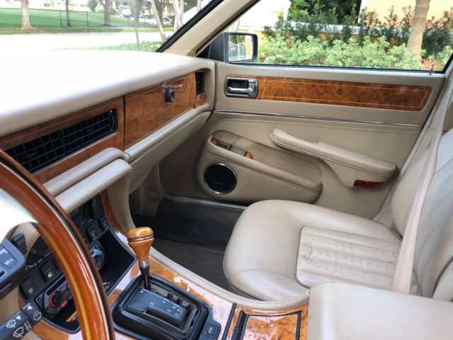 1991 Black Jaguar XJ Sedan