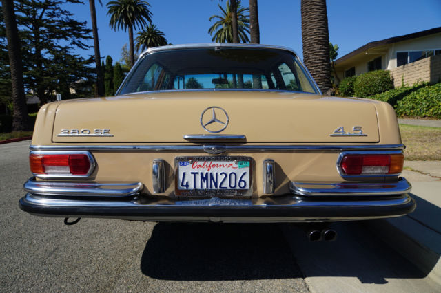 1973 Tan Mercedes-Benz 280SE 4.5 Sedan