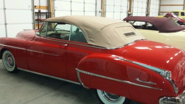 1949 Red Oldsmobile Eighty-Eight Convertible