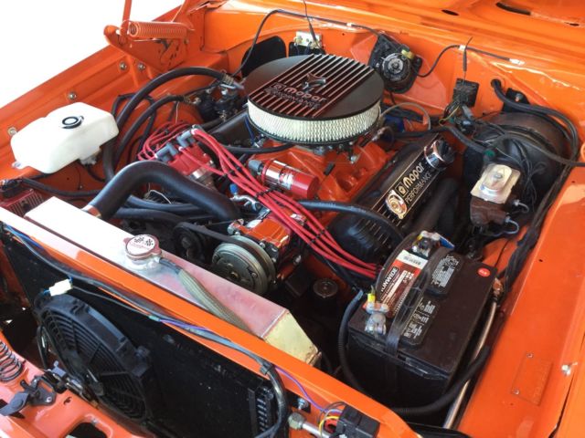 1968 Orange Dodge Charger Coupe