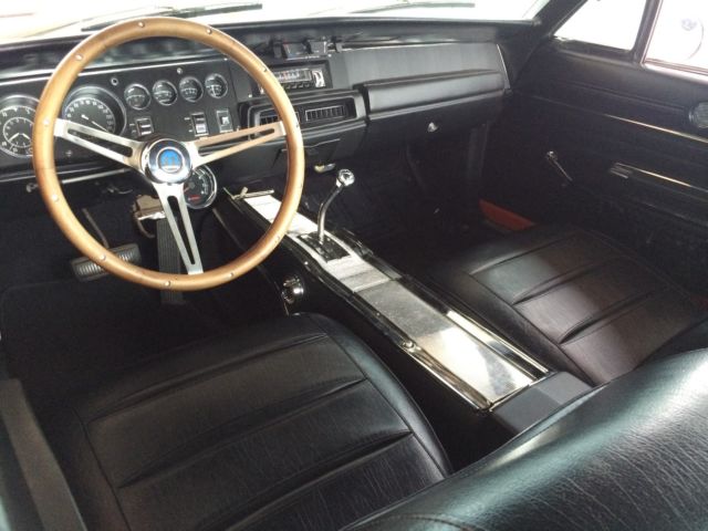 1968 Orange Dodge Charger Coupe