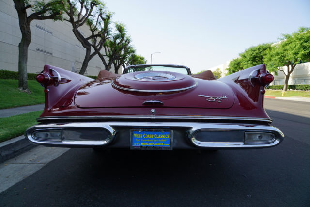 1958 Burgundy Chrysler Imperial Crown Convertible Convertible