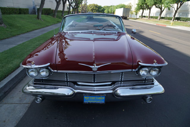 1958 Burgundy Chrysler Imperial Crown Convertible Convertible