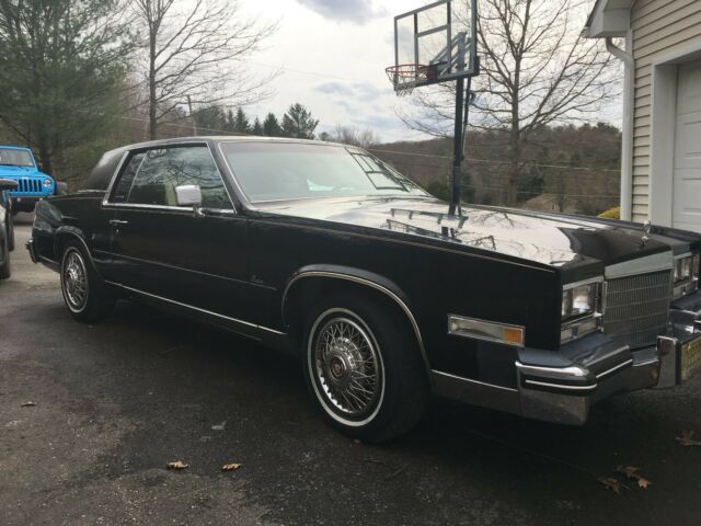 1985 Black Cadillac Eldorado Sedan