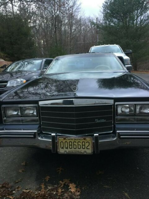 1985 Black Cadillac Eldorado Sedan