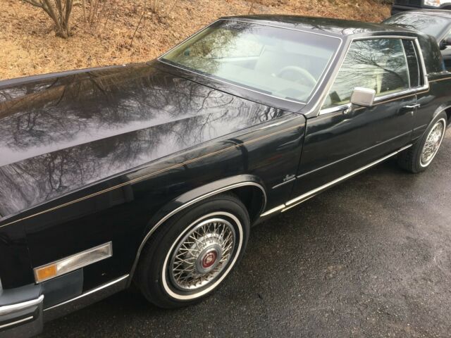 1985 Black Cadillac Eldorado Sedan