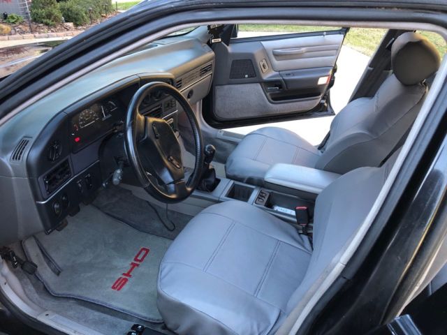 1989 Black Ford Taurus Coupe