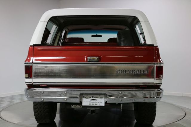 1978 Burgundy Chevrolet Blazer SUV