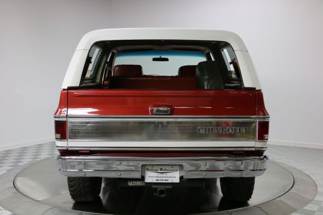 1978 Burgundy Chevrolet Blazer SUV