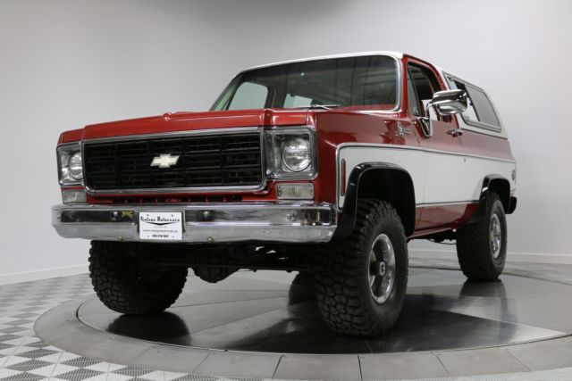 1978 Burgundy Chevrolet Blazer SUV