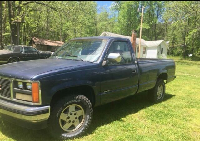 1988 Blue GMC Sierra 1500 Standard Cab Pickup