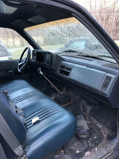 1988 Blue GMC Sierra 1500 Standard Cab Pickup