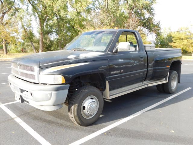 1994 Black Dodge Ram 3500 Standard Cab Pickup
