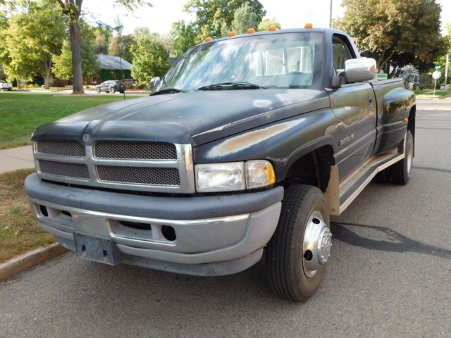 1994 Black Dodge Ram 3500 Standard Cab Pickup