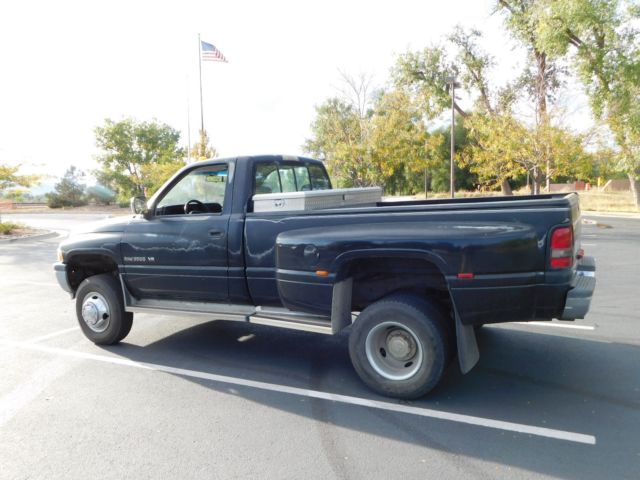 1994 Black Dodge Ram 3500 Standard Cab Pickup