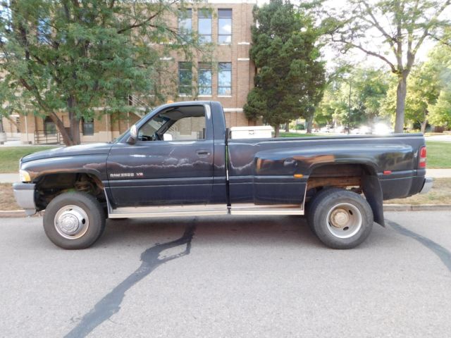 1994 Black Dodge Ram 3500 Standard Cab Pickup