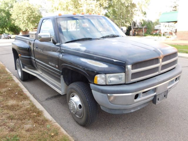 1994 Black Dodge Ram 3500 Standard Cab Pickup