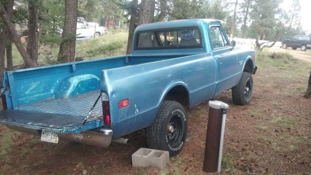 1969 Blue Chevrolet C-10 Standard Cab Pickup