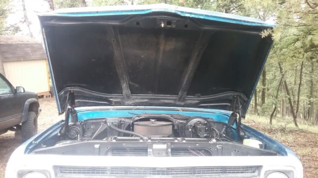 1969 Blue Chevrolet C-10 Standard Cab Pickup