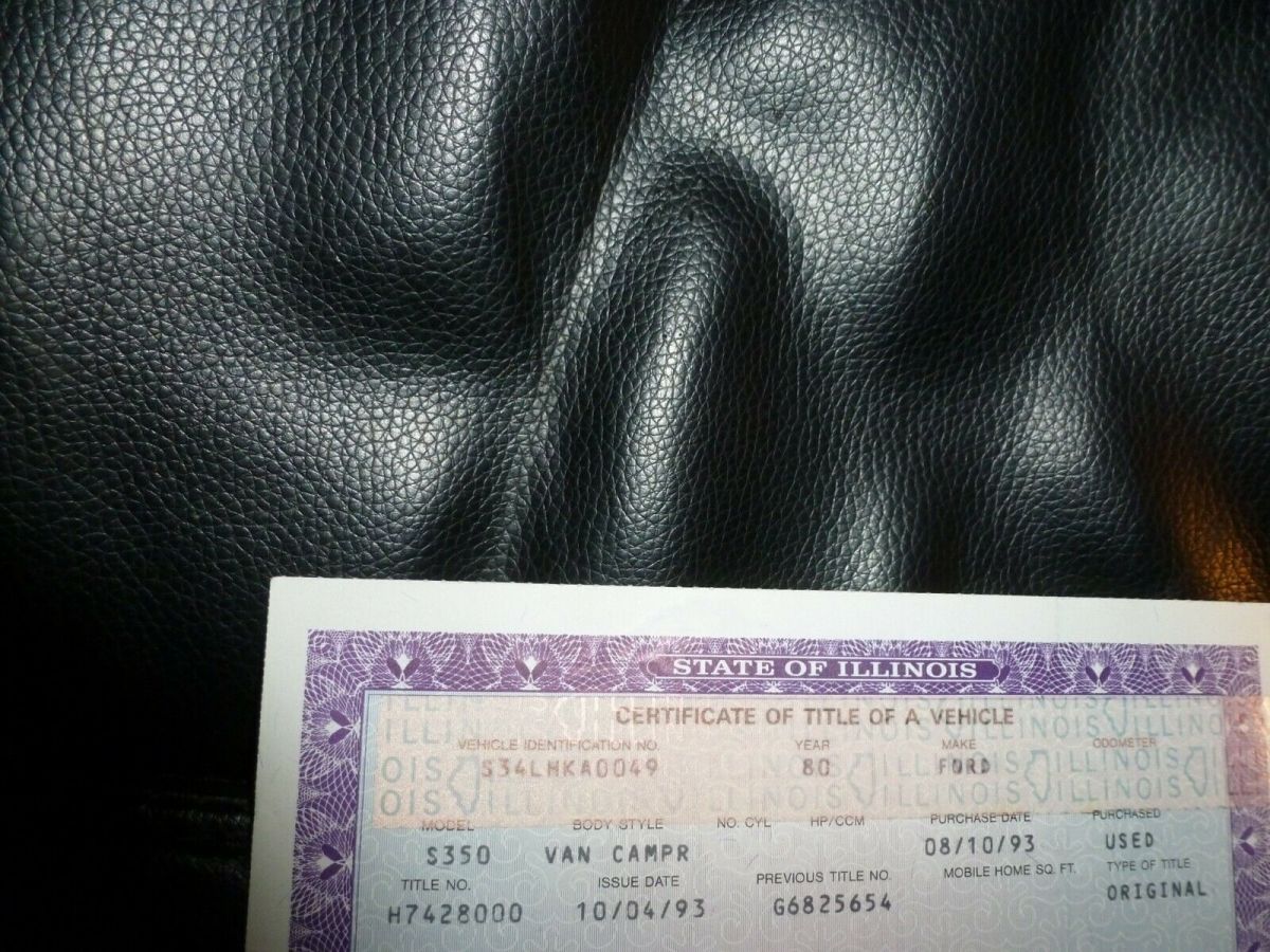 1980 Blue Ford F-350 Extended Passenger Van