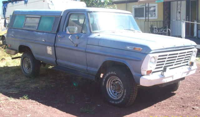 1967 Blue Ford F-250 Standard Cab Pickup