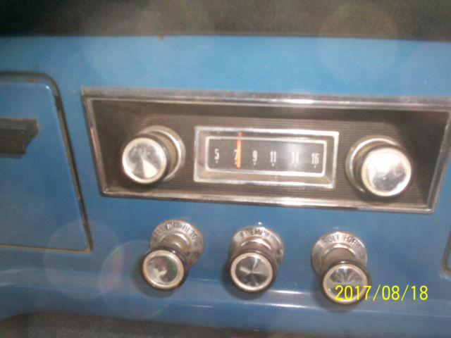 1967 Blue Ford F-250 Standard Cab Pickup