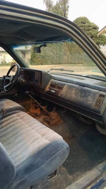 1992 Blue Chevrolet C/K Pickup 1500 Extended Cab Pickup