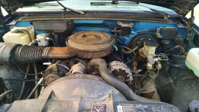 1992 Blue Chevrolet C/K Pickup 1500 Extended Cab Pickup