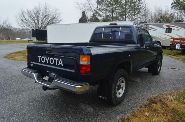 1994 Blue Toyota Tacoma Extended Cab Pickup