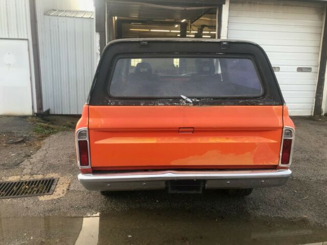 1969 Orange Chevrolet Blazer SUV