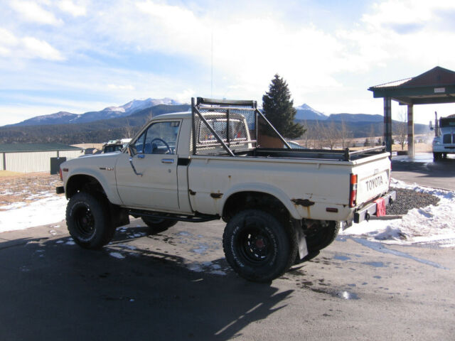 1983 Tan Toyota Hilux Standard Cab Pickup