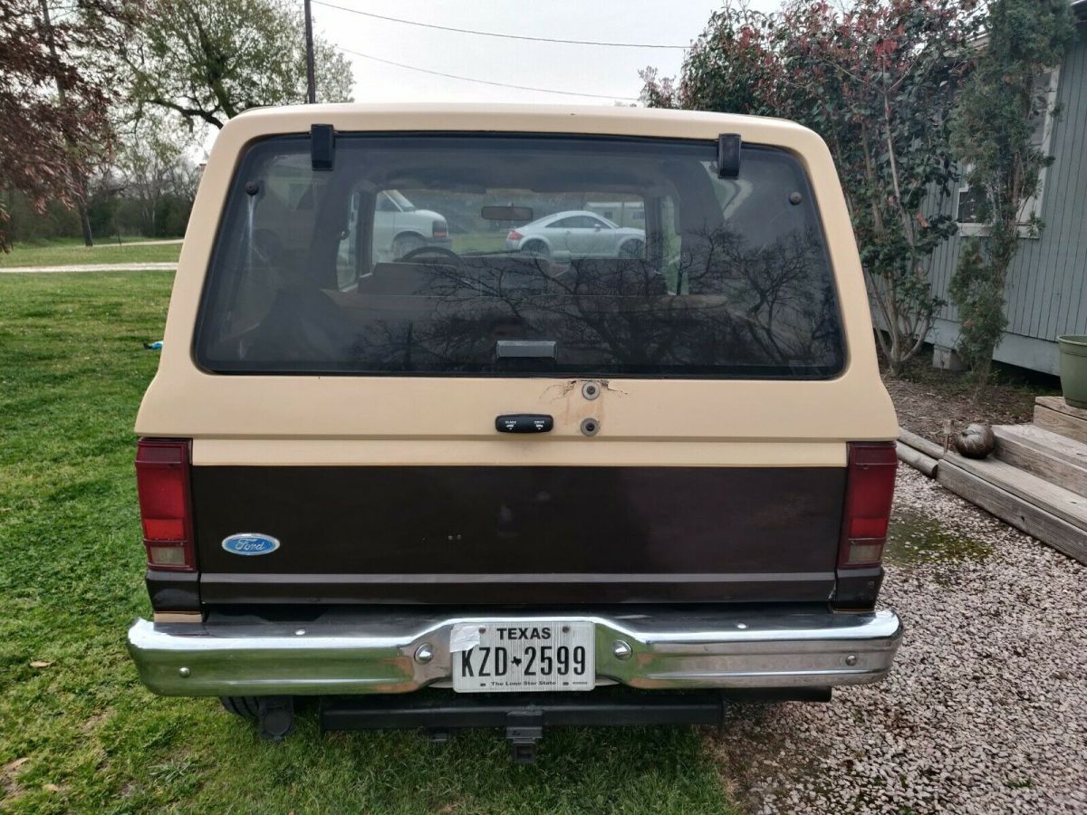 1984 Tan Ford Bronco II