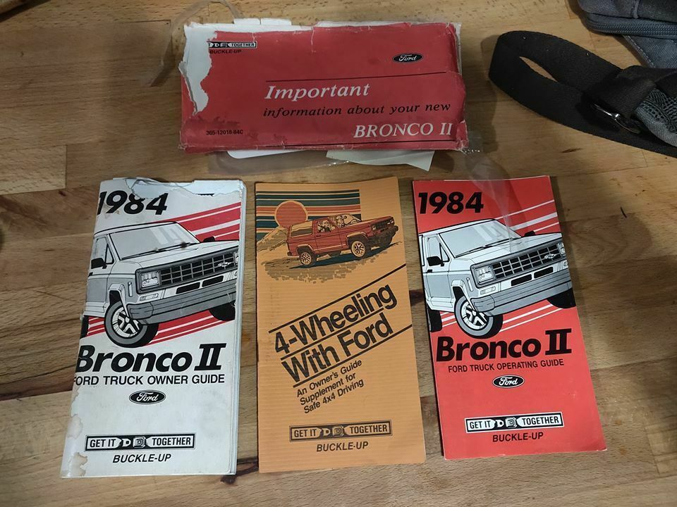 1984 Tan Ford Bronco II