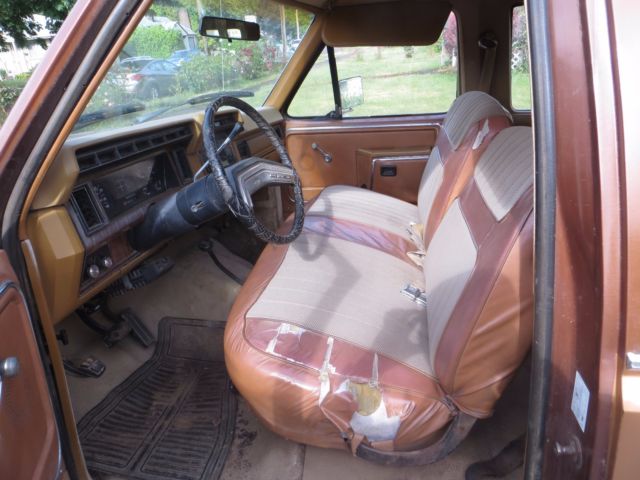 1980 Brown Ford F-250 Extended Cab Pickup