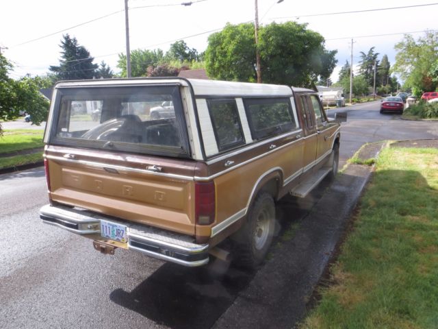 1980 Brown Ford F-250 Extended Cab Pickup