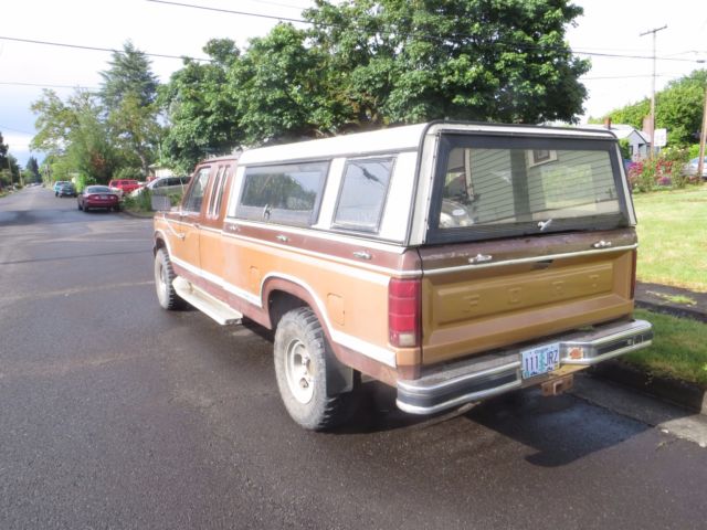 1980 Brown Ford F-250 Extended Cab Pickup