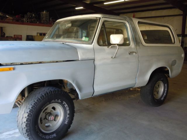 1978 Gray Ford Bronco Wagon