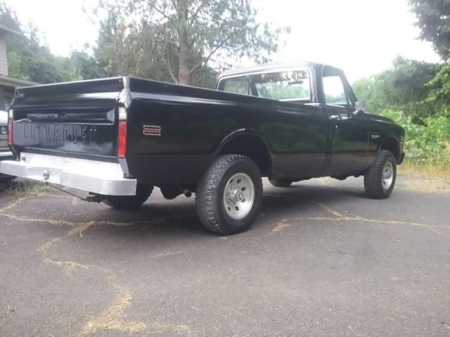 1972 Black Chevrolet Other Pickups Cab & Chassis