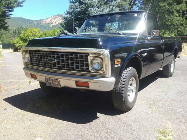 1972 Black Chevrolet Other Pickups Cab & Chassis