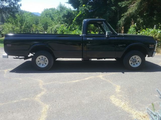 1972 Black Chevrolet Other Pickups Cab & Chassis