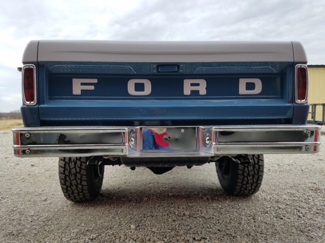 1966 Blue/White Ford F-250 Standard Cab Pickup