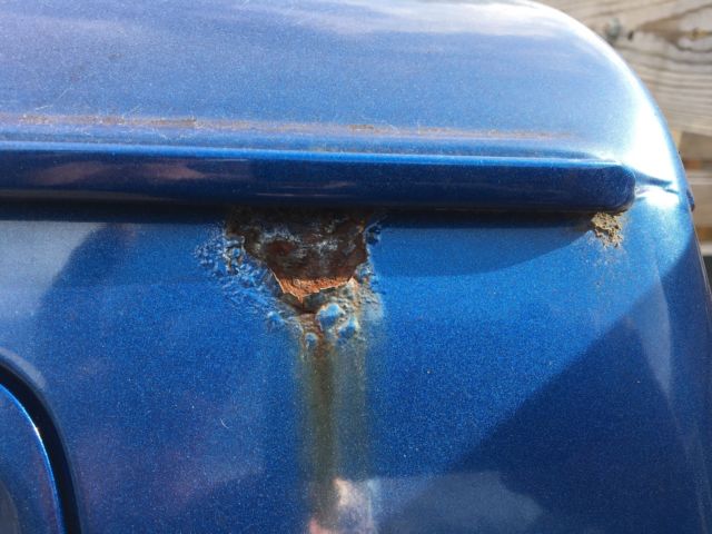 1988 Blue Ford F-150 Extended Cab Pickup