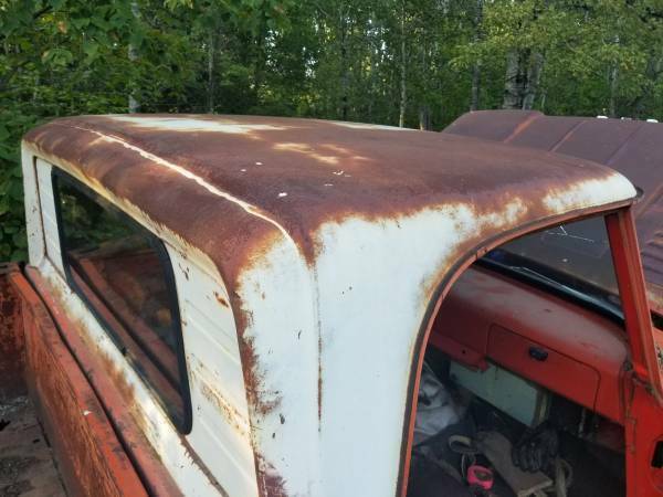 1963 Orange Dodge D100 Pickup Standard Cab Pickup