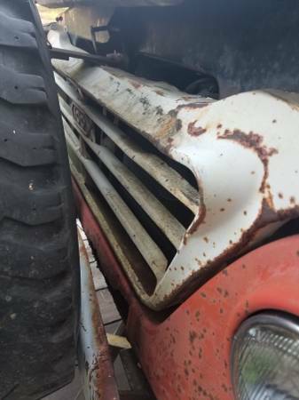 1963 Orange Dodge D100 Pickup Standard Cab Pickup