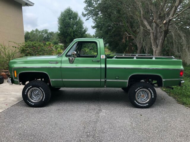 1974 Green Chevrolet C10 Pickup Standard Cab Pickup