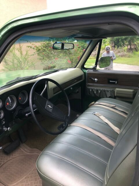 1974 Green Chevrolet C10 Pickup Standard Cab Pickup